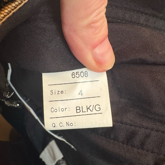 THE CROWN COLLECTION evening gown black sequined gold size 4 formal EUC Pageant - Picture 11 of 17